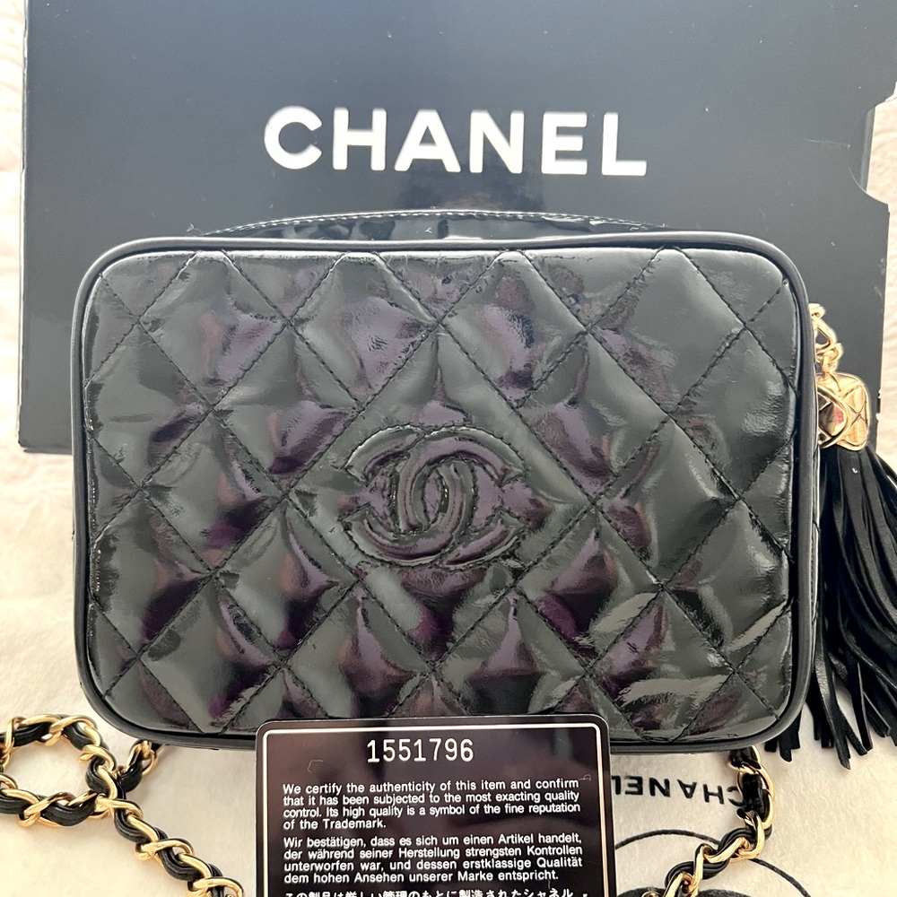 Authentic Chanel Camera Bag with complete inclusion.